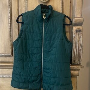 Women’s Michael Kors Green Lightweight Puffer Vest Medium